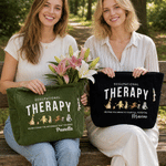 Personalized Classic Winnie the Pooh Occupational Therapy Large Capacity Corduroy Tote Bag with Name and Text Anniversary Birthday Gift for Women
