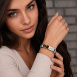 Personalised Sentimental Photo Adjustable Bracelet with Engraved Text Loss Memorial Sympathy Anniversary Gift for Family Friend