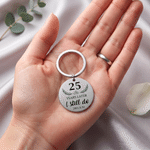 Personalized Line Drawing Photo Double-Sided Keychain with Name Year and Date Wedding Anniversary Birthday Gift for Couple Wife Husband