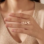 Personalised Dainty Graffiti Style Font Necklace with Name Daily Wear Christmas Birthday Gift for Woman
