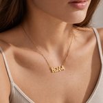 Personalised Dainty Graffiti Style Font Necklace with Name Daily Wear Christmas Birthday Gift for Woman