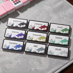 Personalised Multicolour Dragon Mahjong Design Magnetic Name Tag with Name Mahjong Night Group Club Gift for Mahjong Lovers Players