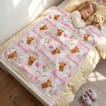 Personalized Highland Cow Love Heart Soft Throw Blanket with Name Home Decor Birthday Gift for Family Kids Cow Lovers