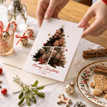 Gepersonaliseerde kerstkaart met 3-4 foto’s, tekst en titel – kerstcadeau voor familie en vrienden