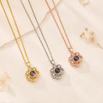 Gepersonaliseerde ketting met fotoprojectie van een pootafdruk van een huisdier – Sierlijke sieraden, jubileum- of herdenkingscadeau voor eigenaren en liefhebbers van huisdieren