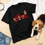 Personalized Embroidered Pet Photo Love Multicolor T-shirt Sweatshirt Hoodie Pet Party Birthday Gift for Pet Lovers