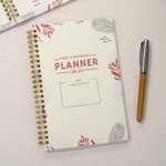 Personalizada Mariposa Floral 2026-2028 Espiral Planificador Cuaderno con Nombre y Semanal Mensual Planificador Páginas Año Nuevo Cumpleaños Regalo para Familia Amigos