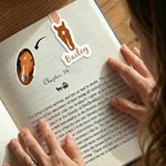 Personalised Horse Portrait Magnetic Bookmark Clip with Name Birthday Holiday Gift for Bookworm Horse Lover