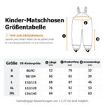 Personalisierte Matschhose mit Tiermotiven Namen | verstellbare Träger | Erstausstattung für den Kita-Start | Geschenk für Kindergartenkinder