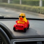 Personalised Cute Mini Jeep Rubber Duck with Name Interesting Car Accessory Birthday Gift for Jeep Owners