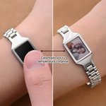Pulsera personalizada con foto termosensible y texto grabado regalo de cumpleaños y Día del Padre para papá y hermano