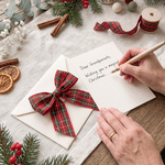 Gepersonaliseerde kerstkaart met 3-4 foto’s, tekst en titel – kerstcadeau voor familie en vrienden