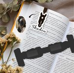 Personalised Horse Portrait Magnetic Bookmark Clip with Name Birthday Holiday Gift for Bookworm Horse Lover