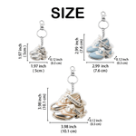 Personalised 3D-Effect Artwork Tap Dance Shoes Acrylic Keychain with Name and Year Competition Souvenir Birthday Gift for Tap Dancer