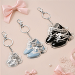 Personalised 3D-Effect Artwork Tap Dance Shoes Acrylic Keychain with Name and Year Competition Souvenir Birthday Gift for Tap Dancer