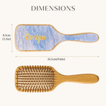 Personalized Minimalist Air Cushion Comb with Name Bathroom Accessory Daily Use Birthday Gift for Girls Women