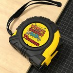 Personalised Best Dad Tape Measure with Name Father's Day Birthday Gift for Dad Grandad 4