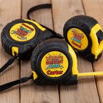 Personalised Best Dad Tape Measure with Name Father's Day Birthday Gift for Dad Grandad 2