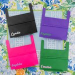Personalized 3D Printed Foldable Mahjong Card Holder for Table with Name Mahjong Game Night Gift for Mahjong Lovers