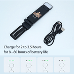 Porte-livre lumineux LED rechargeable personnalisé avec photo d'un personnage de lecture et nom, accessoire de lecture pour un usage quotidien, cadeau d'anniversaire pour les passionnés de lecture