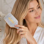 Personalized Minimalist Air Cushion Comb with Name Bathroom Accessory Daily Use Birthday Gift for Girls Women