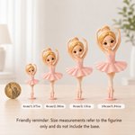 Personalised 3D Photo Dancer Figurine with Text and Wooden Base Bedroom Decor Birthday Gift for Child Dancer Beginner Woman
