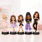 Personalised 3D Photo Dancer Figurine with Text and Wooden Base Bedroom Decor Birthday Gift for Child Dancer Beginner Woman