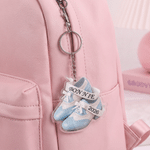 Personalised 3D-Effect Artwork Tap Dance Shoes Acrylic Keychain with Name and Year Competition Souvenir Birthday Gift for Tap Dancer