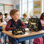 Personalized Engineering Vehicle Bulldozer Backpack Lunch Bag Pencil Case Set with Name Daily Use Back to School Gift for Kids Boys Students
