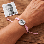 Un amour que seule ta chaleur révèle - Photo thermique personnalisée - Bracelet cadeau d'amour et d'amité