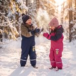 Personalisierte Matschhose mit Tiermotiven Namen | verstellbare Träger | Erstausstattung für den Kita-Start | Geschenk für Kindergartenkinder