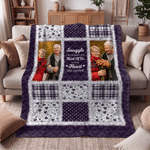 Couverture polaire douillette personnalisée avec photo et message réconfortant, citation, décoration d'intérieur, cadeau de condoléances pour les amis et la famille