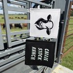 Personalized Logo Weatherproof Portable Farm Livestock Banner Flag with Text Livestock Sorting Horse Ranch Outdoor Activities Gift for Horse Farmers