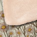 Couverture à capuche personnalisée avec nom Papillon Naissance Fleur Douce Utilisation dans la chambre Cadeau d'anniversaire pour la famille Amis