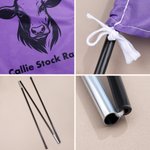 Personalized Logo Weatherproof Portable Farm Livestock Banner Flag with Text Livestock Sorting Horse Ranch Outdoor Activities Gift for Horse Farmers