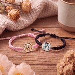 Un amour que seule ta chaleur révèle - Photo thermique personnalisée - Bracelet cadeau d'amour et d'amité