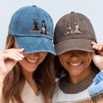 Personalized Cartoon Horse Theme Baseball Cap with Name Daily Wear Birthday Horseback Riding Gift for Horse Lovers Equestrians