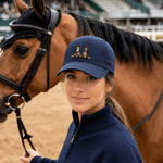 Personalized Cartoon Horse Theme Baseball Cap with Name Daily Wear Birthday Horseback Riding Gift for Horse Lovers Equestrians
