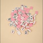 Set di 2 mescolatori personalizzati per tessere da mahjong multicolori con nome e impugnatura ergonomica: regalo perfetto per le serate di gioco al Mahjong Club, dedicato agli appassionati di mahjong