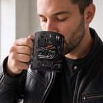 Personalised Motorbike Theme 11 oz 15 oz Ceramic Mug with Name Daily Use Birthday Gift for Motorbike Riders Biker Enthusiasts