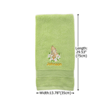 Personalized Praying Hands Rose Cross Embroidered 100% Cotton Hand Towel with Name Birthday Baptism Gift for Pastor