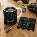 Personalised Motorbike Theme 11 oz 15 oz Ceramic Mug with Name Daily Use Birthday Gift for Motorbike Riders Biker Enthusiasts