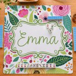 Personlig, mångsidig och färgglad mahjongmatta med monogram och halkskydd samt förvaringsväska – en perfekt present till en mahjongentusiast inför en mahjongklubbkväll
