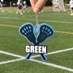 Porte-clés et étiquette pour sac personnalisés, imprimés en 3D, multicolores, avec motif de lacrosse et prénom : cadeau de sport idéal pour un anniversaire destiné aux passionnés de lacrosse