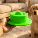 Gamelle personnalisée multicolore pour animal de compagnie, imprimée en 3D, avec nom et motif de balle, pour une alimentation lente et ludique – Cadeau d'anniversaire pour un usage quotidien destiné a