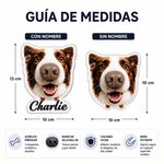 Imán para nevera personalizado con foto de mascota y nariz 3D con nombre regalo de cumpleaños para amantes de los perros