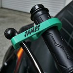 Personalised Multicolour Durable 3D Printed Motorbike Handlebar Brake Lock with Name Moto Riding Birthday Gift for Motorbike Riders