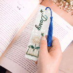 Personalized Vintage Birth Flower Book Butterfly Bookmark with Name and Tassel Reading Souvenir Birthday Gift for Book Lovers Bookworms
