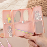 Personalised Small Parts Foldable Knitting Storage Case Portable Compartment  with Name Travel Accessory Gift for Knitting Lovers Crafters