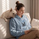 T-shirt, sweat-shirt ou sweat à capuche personnalisé, multicolore, brodé d’une photo de chien ou de chat, avec un portrait, un nœud en forme de cœur et le nom de l’animal ; cadeau d’anniversaire ou en 6